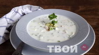 Рецепт Окрошки на кефире