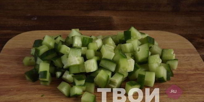 Рецепт окрошки на кефире