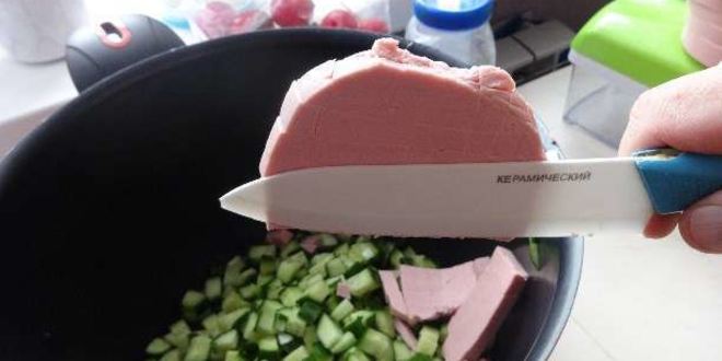 Рецепт окрошки на уксусе