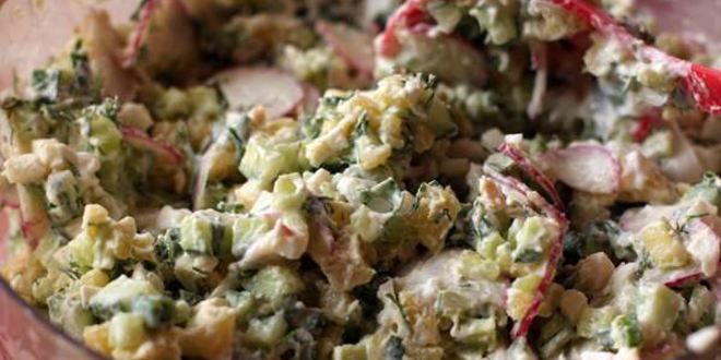 Рецепт окрошки на воде