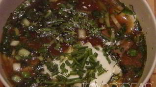 Рецепт Окрошки с килькой в томате