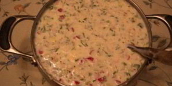 Рецепт окрошки с копченой грудкой