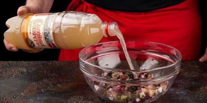 Рецепт окрошки с рыбой горячего копчения