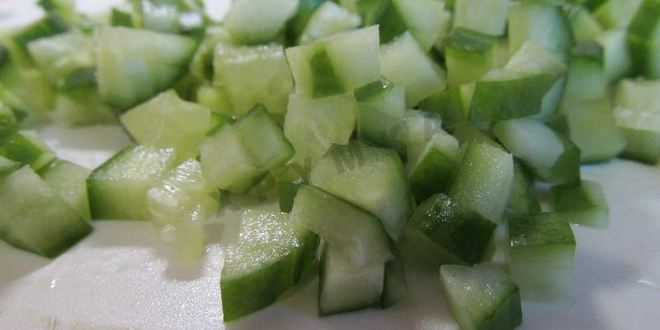 Рецепт постной окрошки на квасе