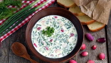 Рецепт Русской окрошки