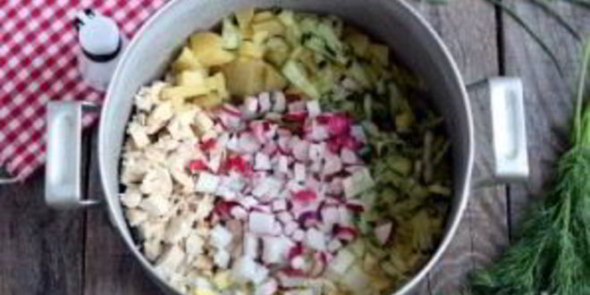 Рецепт русской окрошки