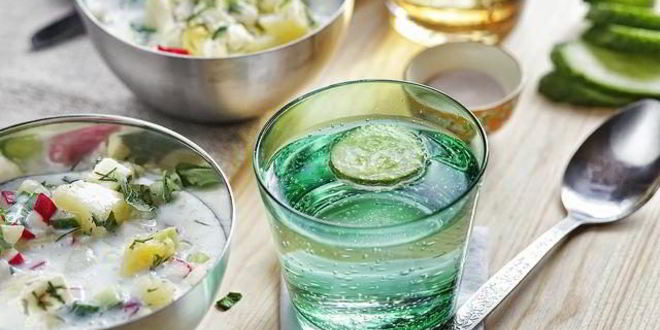 Рецепт Вегетарианской окрошки