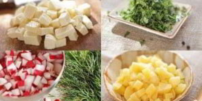 Рецепт вегетарианской окрошки