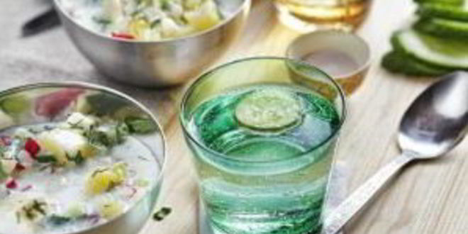 Рецепт вегетарианской окрошки