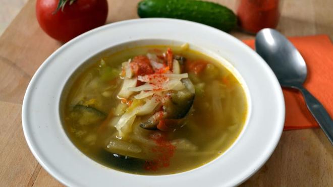 Рецепт аппетитного овощной суп