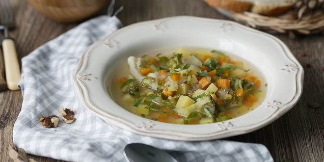 Рецепт Фитнеса-супа овощной в мультиварке