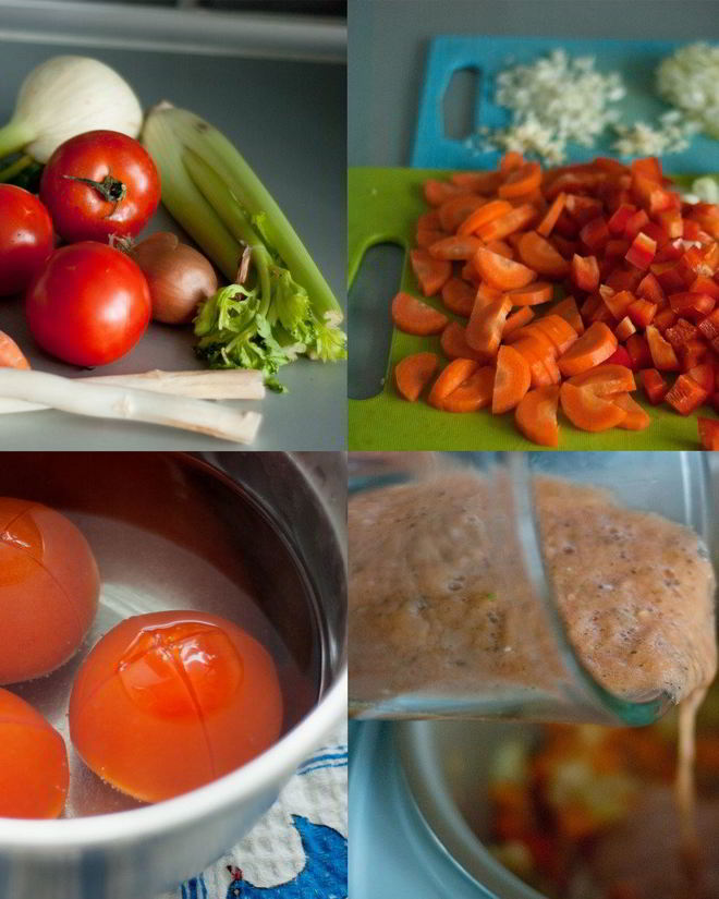 Рецепт густого овощной суп со спаржей