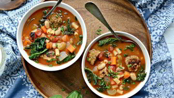 Рецепт Минестроне с индейкой