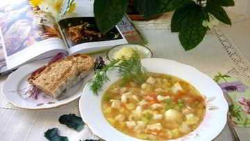 Рецепт Минестроне с курицей