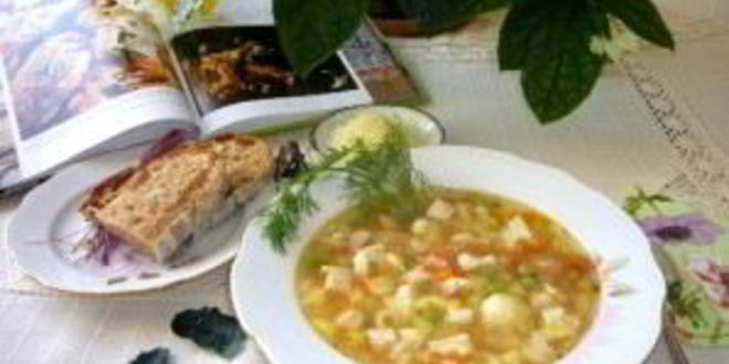 Рецепт минестроне с курицей