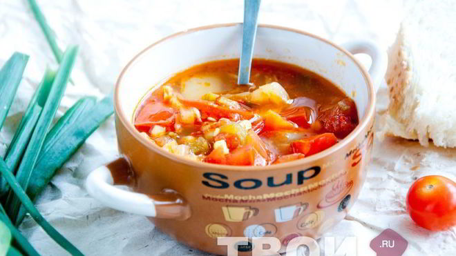 Рецепт овощного диетического супа