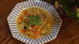 Рецепт Овощного итальянского супа с песто