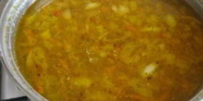Рецепт овощного супа без мяса