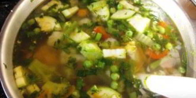 Рецепт овощного супа для худеющих
