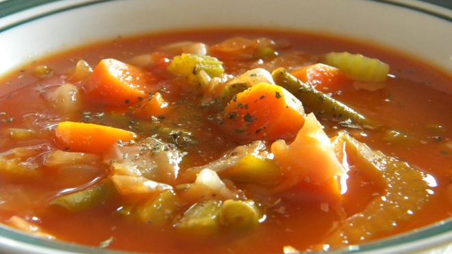 Рецепт овощного супа для похудения