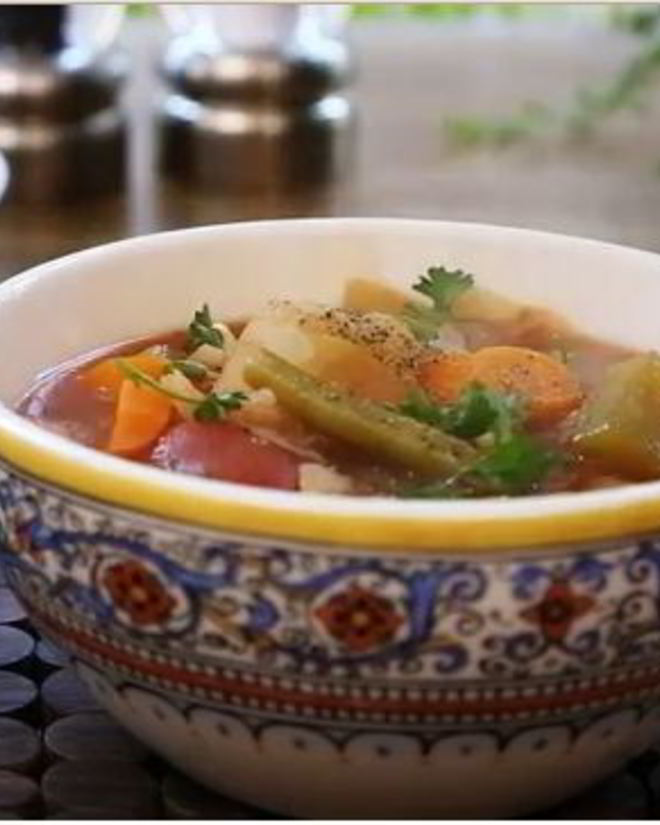 Рецепт овощного супа для похудения