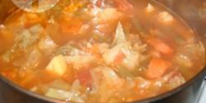 Рецепт овощного супа для похудения