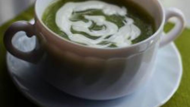 Рецепт овощного супа из цукини, кольраби и сельдерея