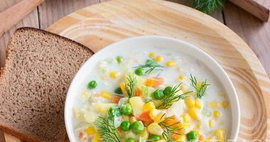 Рецепт Овощного супа на молоке