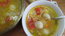 Рецепт Овощного супа с фрикадельками