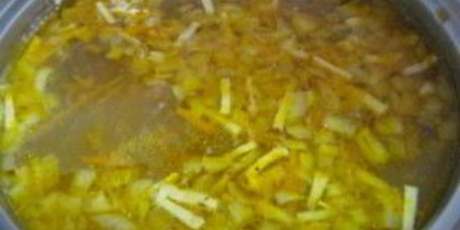 Рецепт овощного супа с фрикадельками