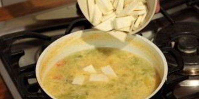 Рецепт овощного супа с йогуртом