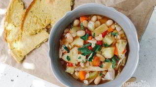 Рецепт Овощного супа с капустой