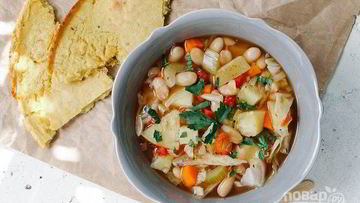 Рецепт Овощного супа с капустой