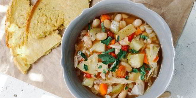 Рецепт Овощного супа с капустой