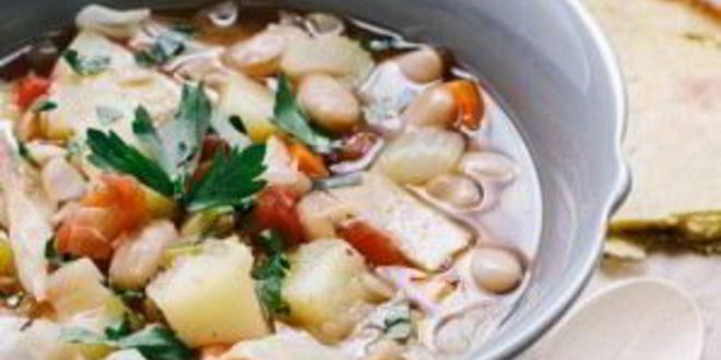 Рецепт овощного супа с капустой