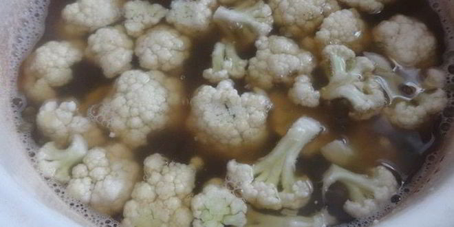 Рецепт овощного супа с машем и цветной капустой