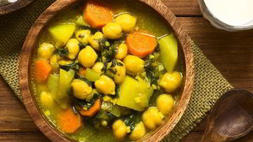 Рецепт Овощного супа с нутом