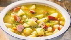 Рецепт Овощного супа с сосисками в мультиварке