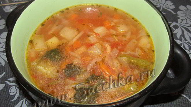 Рецепт Овощного супа
