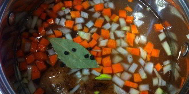 Рецепт овощного супчика с перепелкой