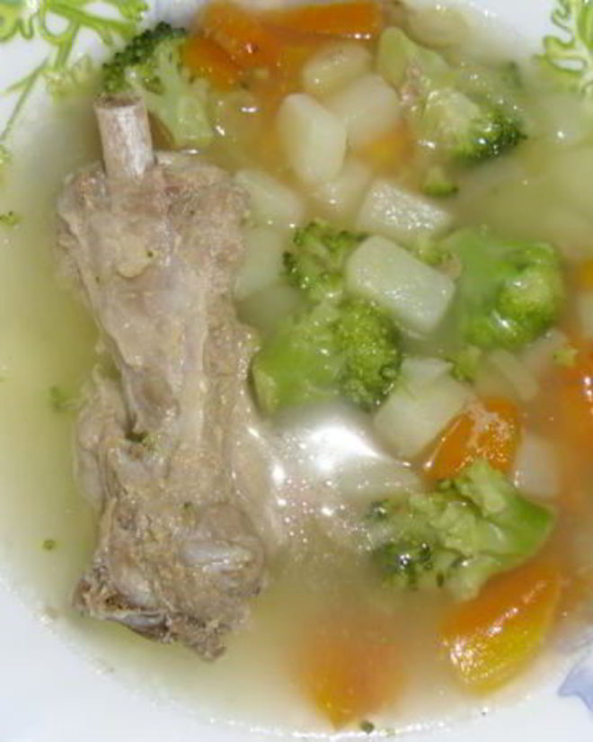 Рецепт овощного супчика