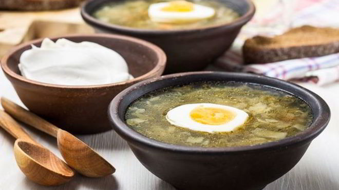 Рецепт полезного овощной суп со шпинатом