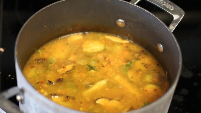 Рецепт супа овощной с брюссельской капустой