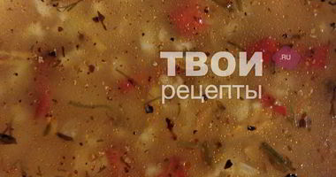 Рецепт Вегетарианского овощной суп с геркулесом
