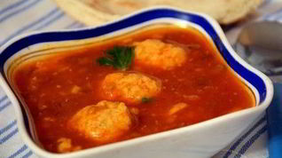 Рецепт Чечевичной похлебки с куриными клецками