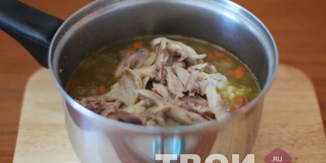 Рецепт чечевичной похлебки с курицей