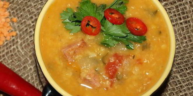 Рецепт чечевичной похлебки с сальчичоном