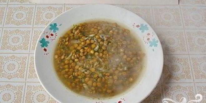 Рецепт Чечевичной похлебки с сельдереем и шпинатом