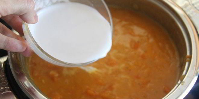 Рецепт чечевично-тыквенной похлебка