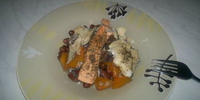 Рецепт Фасолевой похлебки с рыбным миксом и овощами